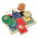Melissa and Doug Геометрични форми - Дървен пъзел